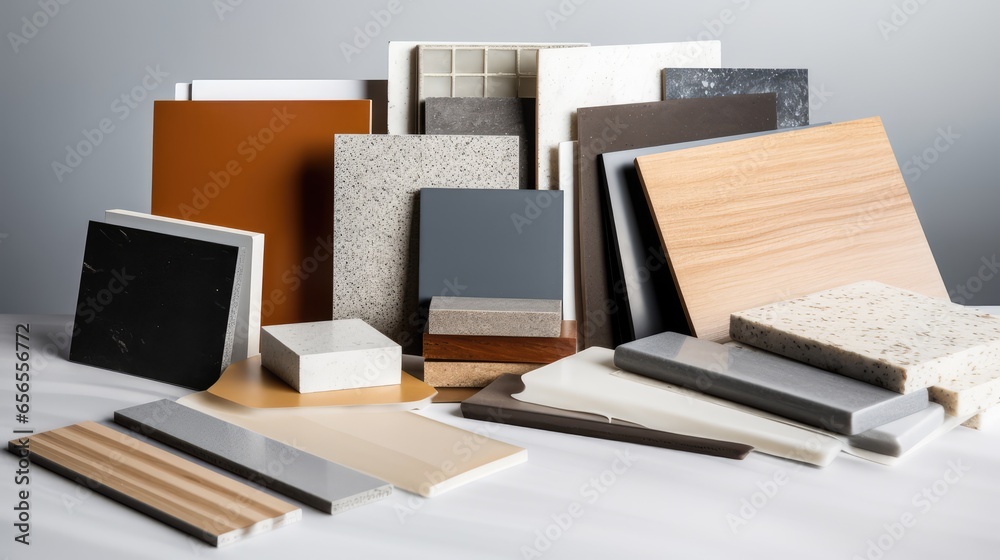 custom made wallpaper toronto digitalsamples of interior material consists concrete tile, wooden laminated or veneer, artificial stones, green fabric for drapery, wooden vinyl flooring. interior selected material for mood and tone board.