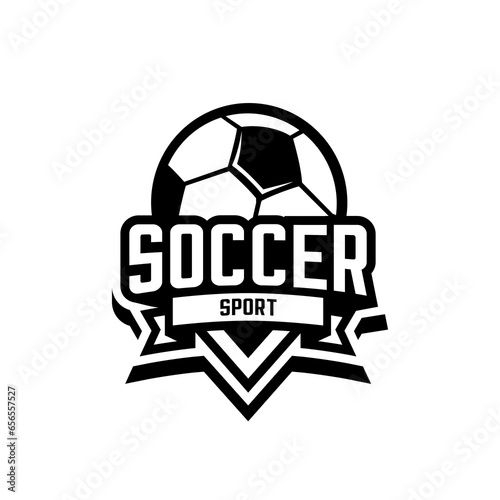 soccer sport logo vector, ball sport vector
