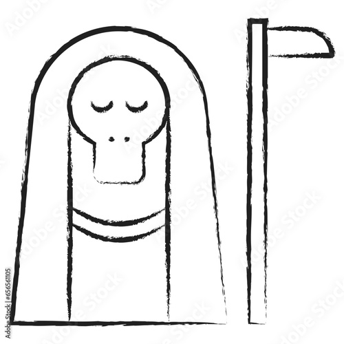 Hand drawn Reaper icon
