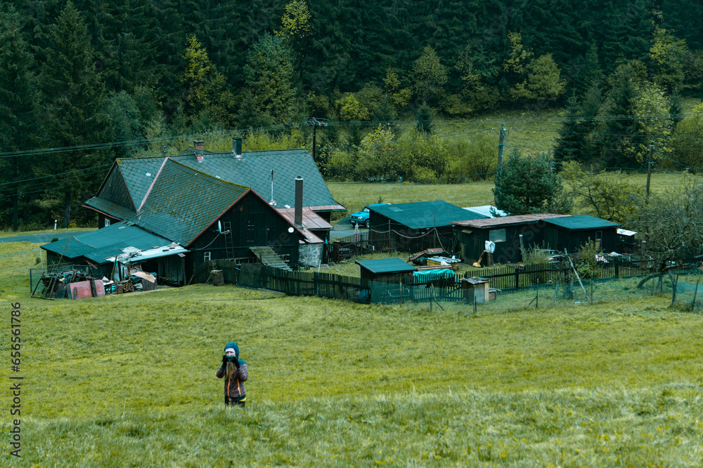 Fototapeta premium Beskydy, Visalaje, mountains, Czechia,