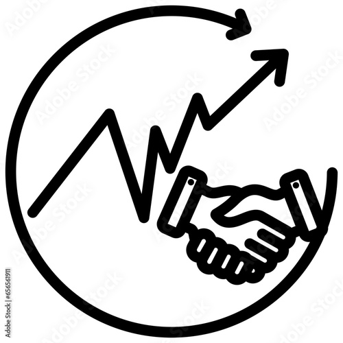 Stock Broken Outline Icon