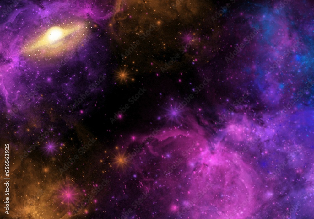 Colorful galaxy wallpaper night sky background 