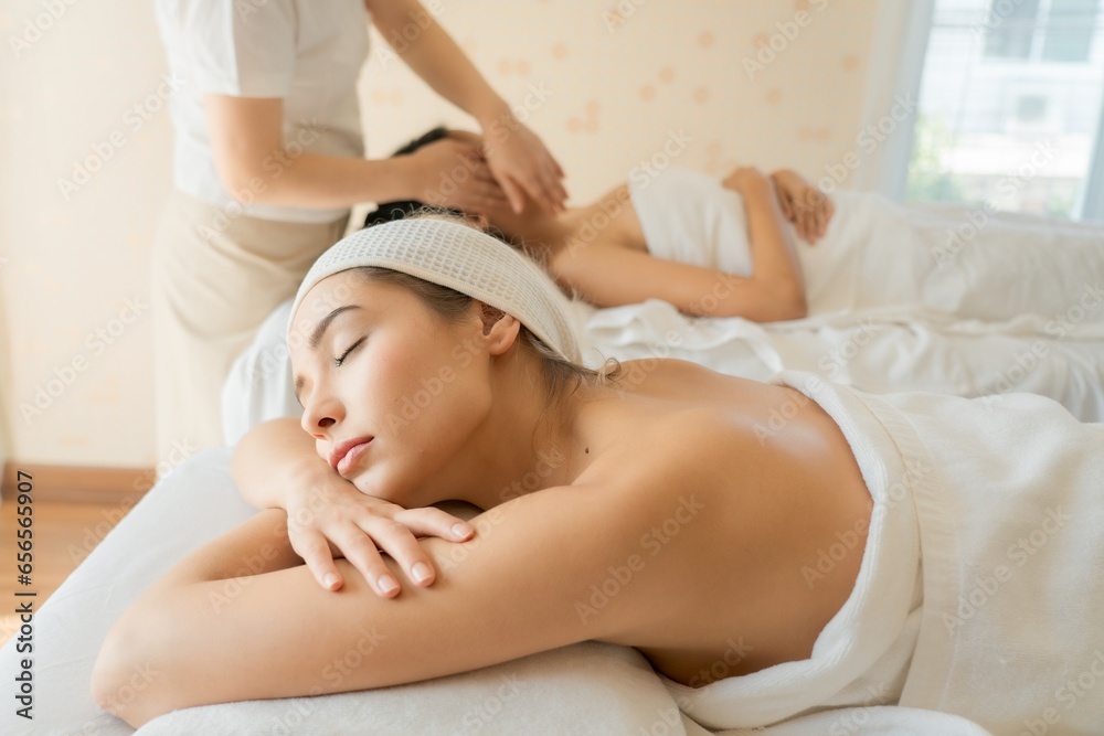 Spa massage, Two young beautiful women relaxing and enjoying at the spa, beautiful girl relaxing and enjoying at the spa. Spa massage, Two young beautiful women relaxing and enjoying at the spa, beautiful girl relaxing and enjoying at the spa.