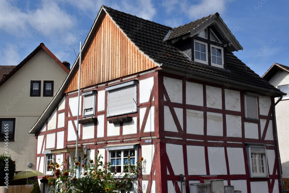 Malerische Häuser in Bad Zwesten