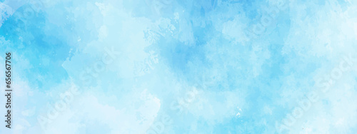 abstract soft brush painted white and blue watercolor background.  © Ghost Rider
