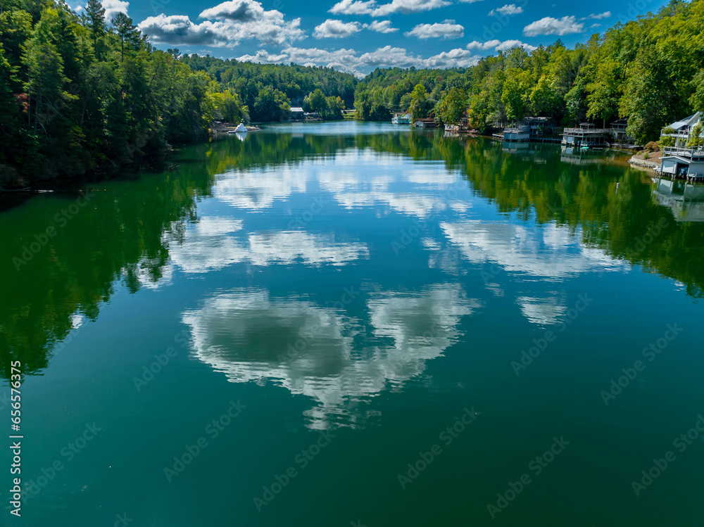 Lake Lure In Rutherford County, North Carolina