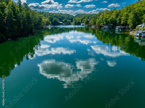 Lake Lure In Rutherford County, North Carolina © Grindstone Media Grp