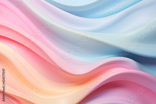 Smooth pastel gradients interlacing in a fluid, marble-like texture