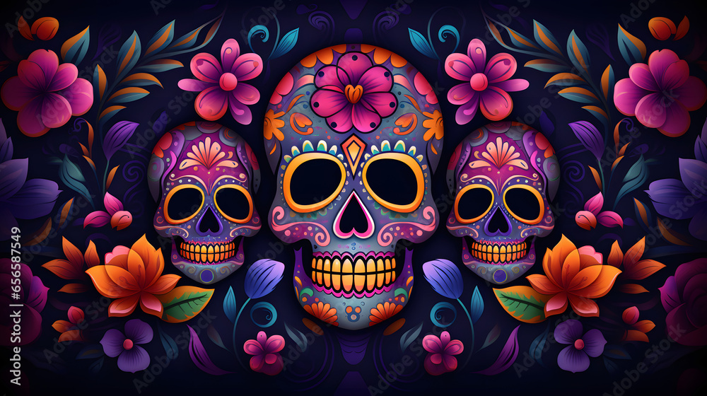 Day of Dead Generated by AI 