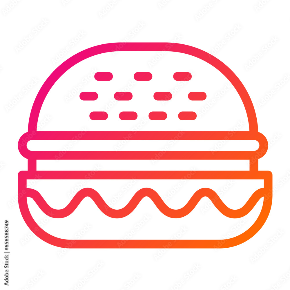Hamburger Vector Icon Design Illustration Hamburger Vector Icon Design Illustration