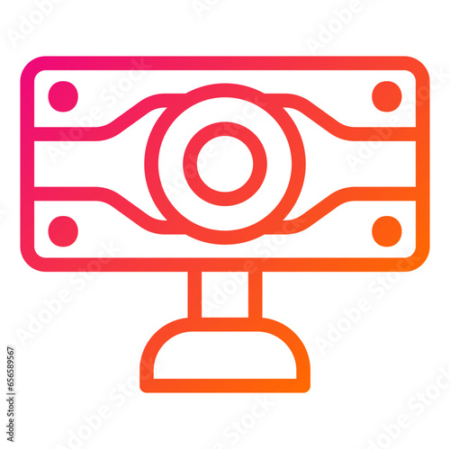 Webcam Vector Icon Design Illustration