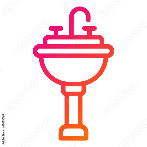 Sink Vector Icon Design Illustration