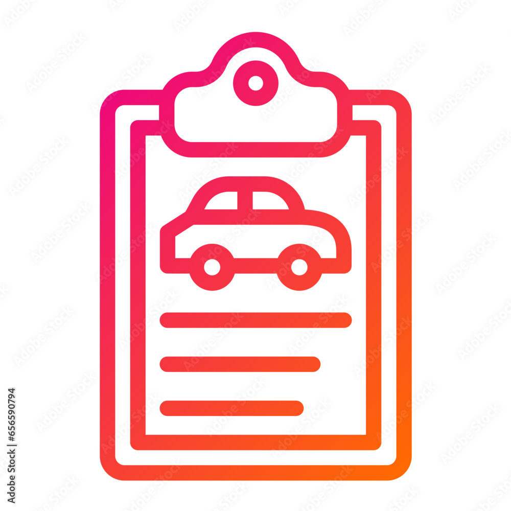 Car document Vector Icon Design Illustration Car document Vector Icon Design Illustration