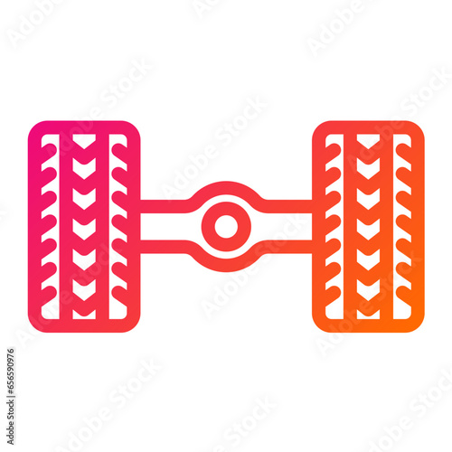 Axle Vector Icon Design Illustration