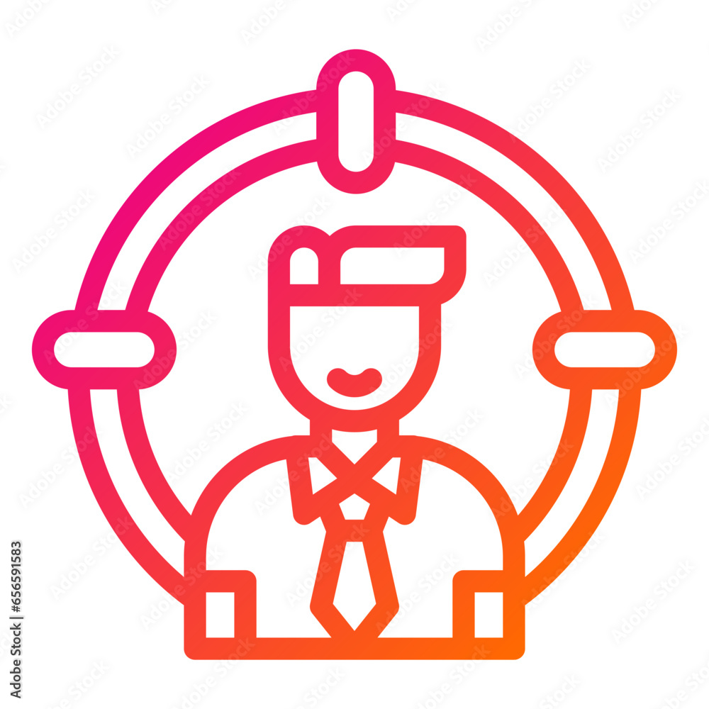 Head Hunting Vector Icon Design Illustration Head Hunting Vector Icon Design Illustration
