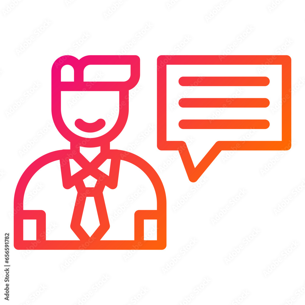 Interview Vector Icon Design Illustration Interview Vector Icon Design Illustration