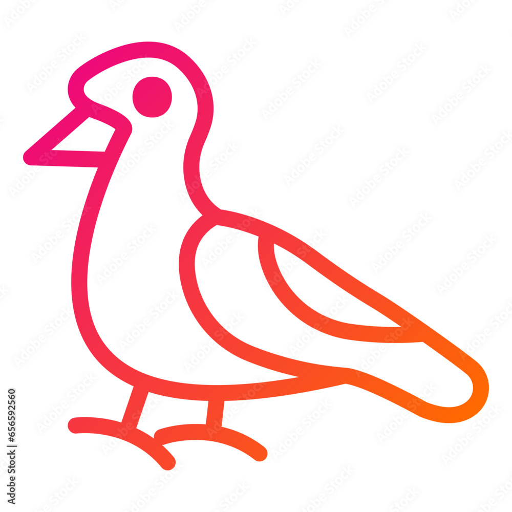 Seagull Vector Icon Design Illustration Seagull Vector Icon Design Illustration
