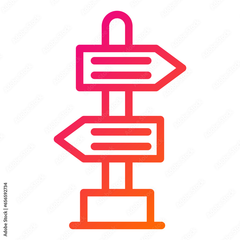 Road Sign Vector Icon Design Illustration Road Sign Vector Icon Design Illustration