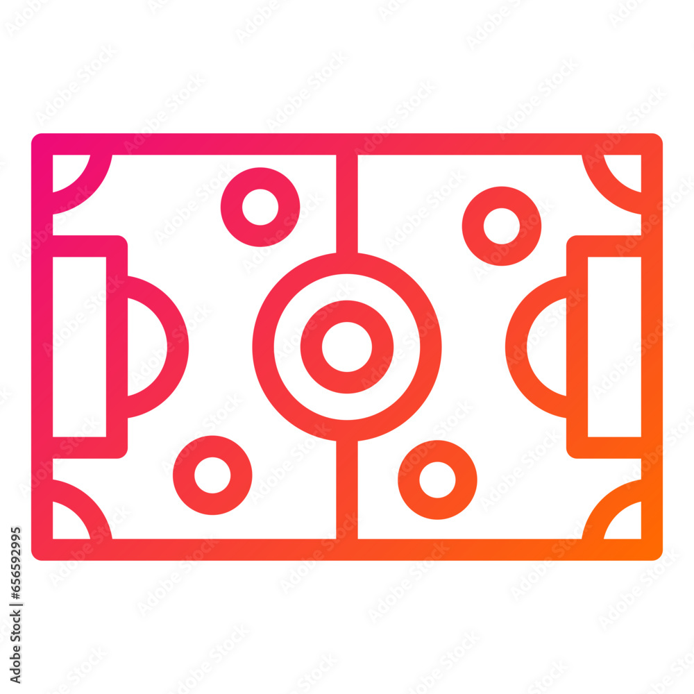 Soccer Field Vector Icon Design Illustration Soccer Field Vector Icon Design Illustration
