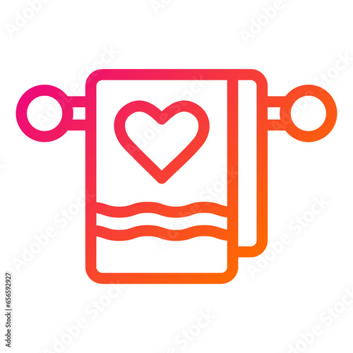 Towel Vector Icon Design Illustration