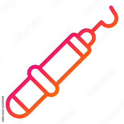 Dental Probe Vector Icon Design Illustration