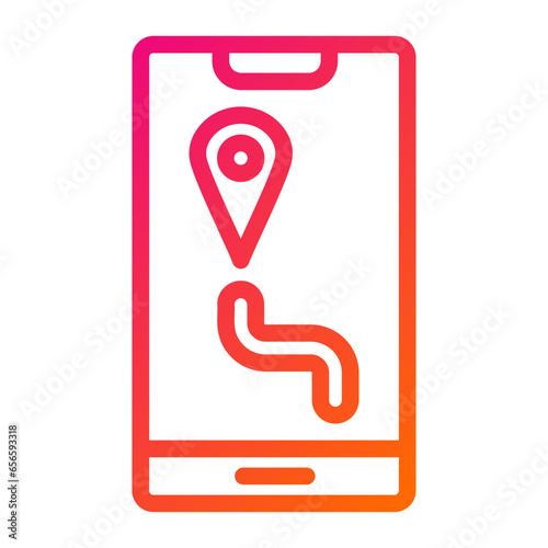 Maps Vector Icon Design Illustration