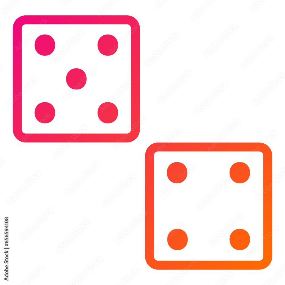 Dices Vector Icon Design Illustration Dices Vector Icon Design Illustration