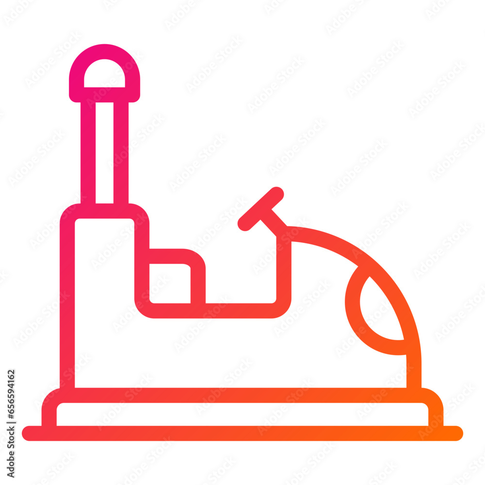 Bumper Car Vector Icon Design Illustration Bumper Car Vector Icon Design Illustration