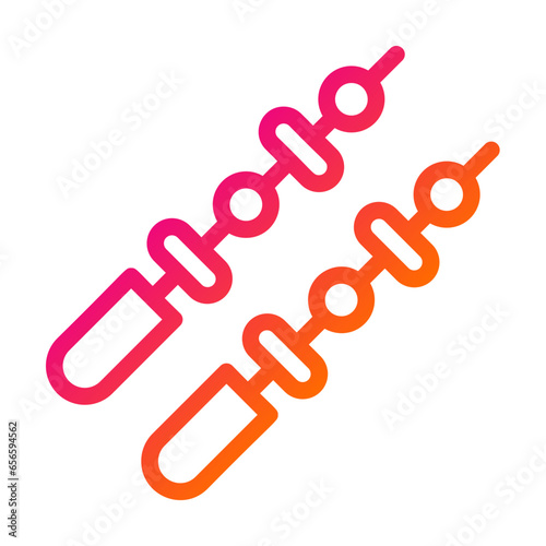 Kebab Vector Icon Design Illustration