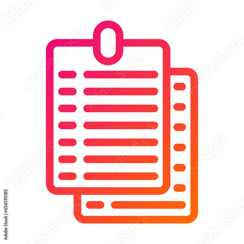 Notes Vector Icon Design Illustration