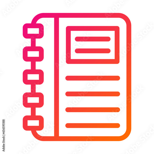 Planner Vector Icon Design Illustration