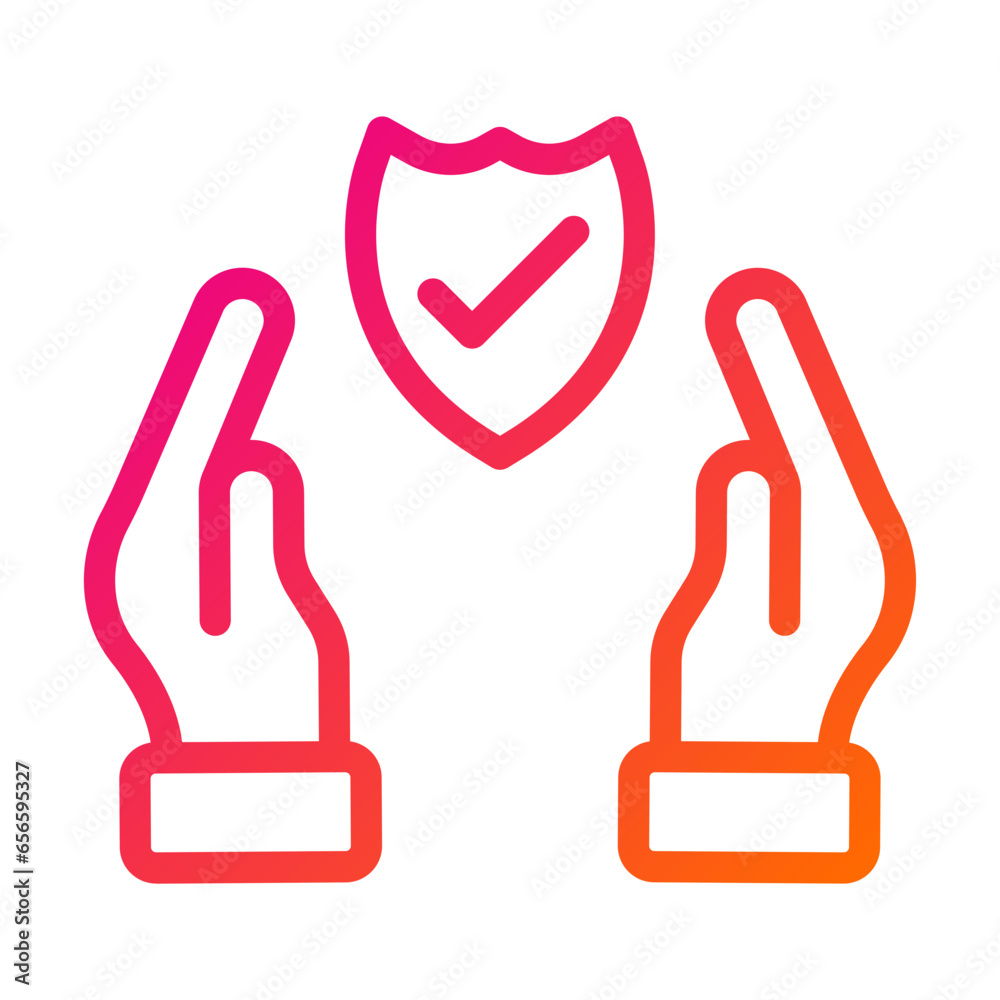 Protection Vector Icon Design Illustration