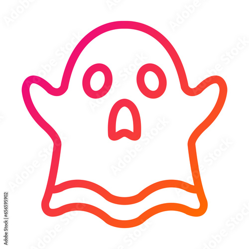 Ghost Vector Icon Design Illustration