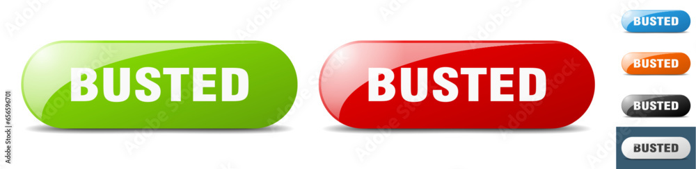 busted button. key. sign. push button set busted button. key. sign. push button set