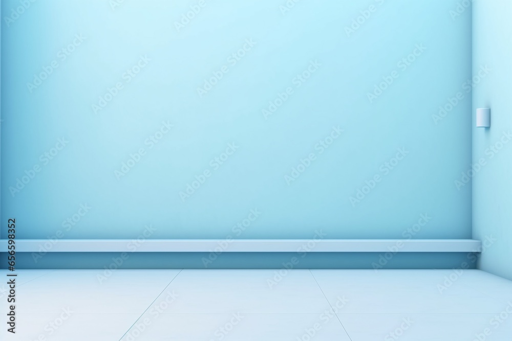Universal Minimalistic Blue Presentation Background: Light Blue Interior Wall with Elegant Built-in Lighting and Sleek Flooring Universal Minimalistic Blue Presentation Background: Light Blue Interior Wall with Elegant Built-in Lighting and Sleek Flooring