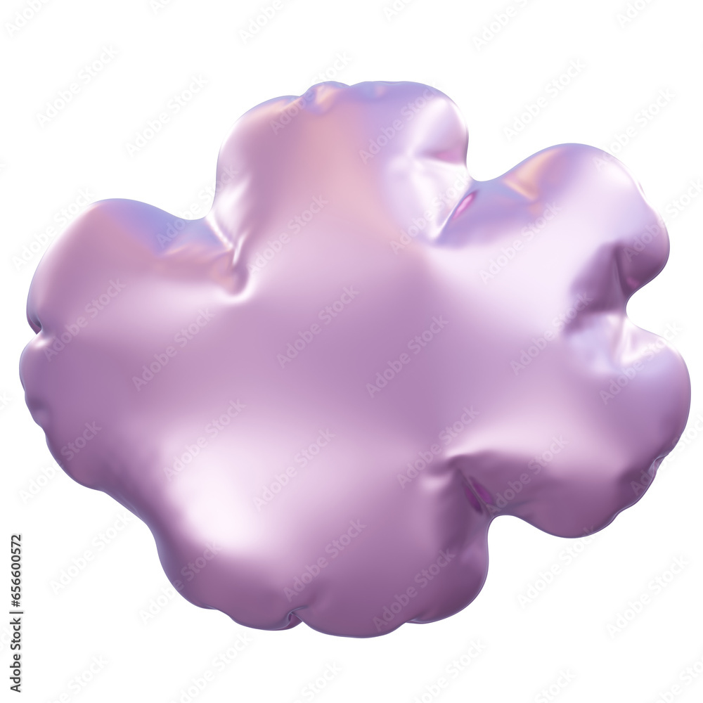 Bubble balloon, Metalic abstract art, 3d rendering illustration.n Bubble balloon, Metalic abstract art, 3d rendering illustration.n