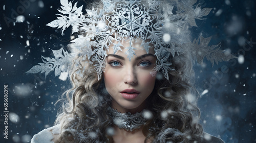 Reine des neiges, beauté des neiges photo