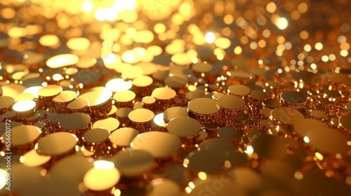 a supergold puregold shiny gold background desktop.Generative AI photo