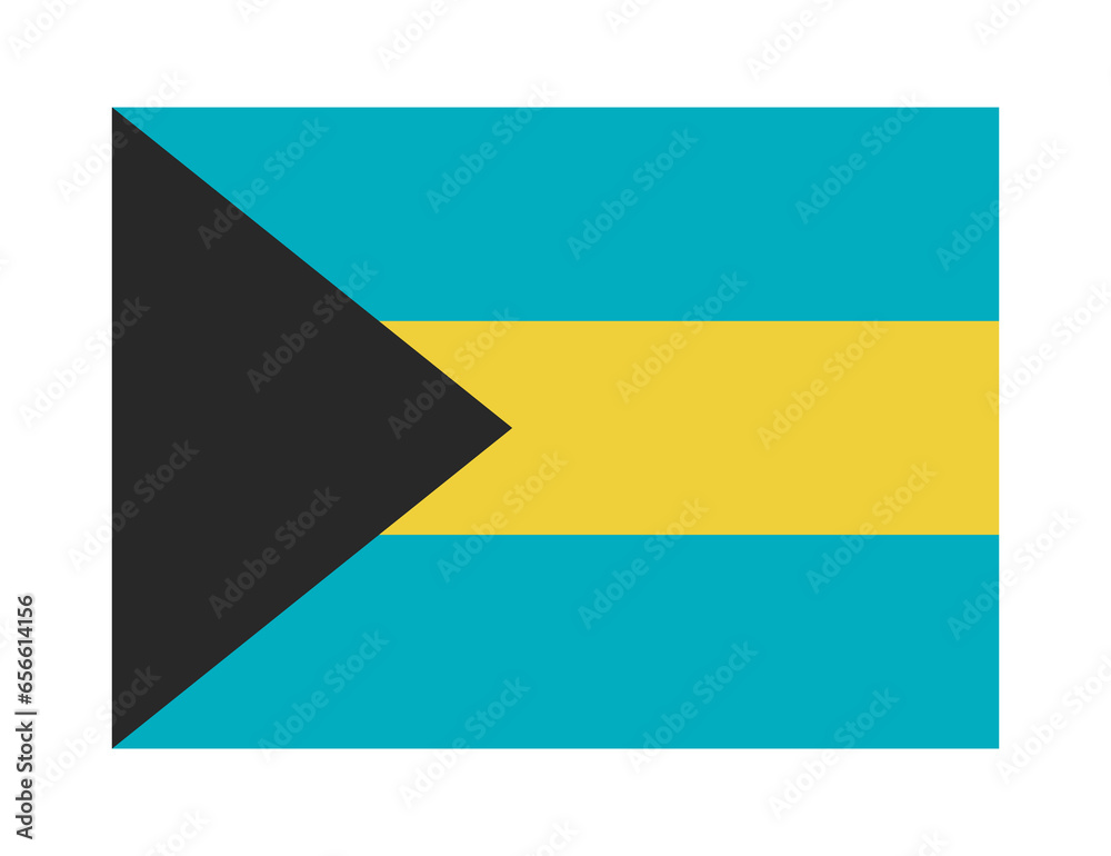 flag of bahamas on transparent background flag of bahamas on transparent background