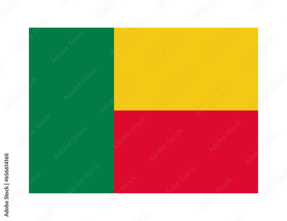 flag of benin on transparent background flag of benin on transparent background