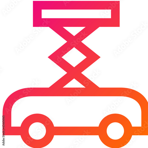Car Jack Vector Icon Design Illustration