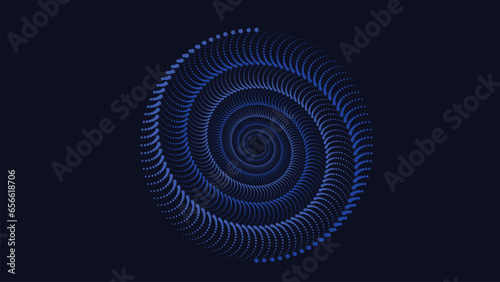 Abstract spiral blue line milky way nebula galaxy in dark color. This symbol  line background can be used as a banner or wallpaper. This can used as a website background.