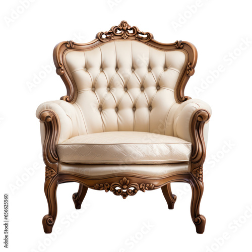 Vintage White Elegance Chair