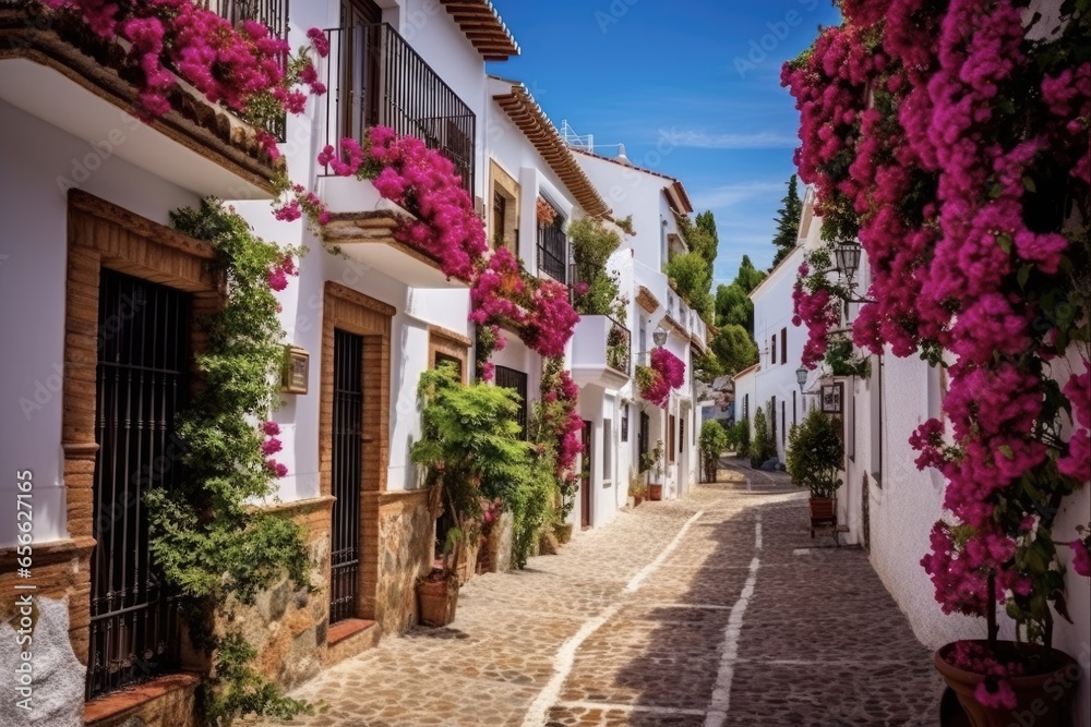 Discover the Charm of Southern Spain in Marbella: A Picturesque Andalusian Village with Stunning Architecture and Costa Views