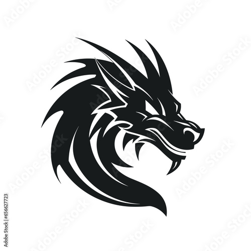 Wallpaper Mural Dragon logo, dragon icon, dragon vector, dragon head Torontodigital.ca