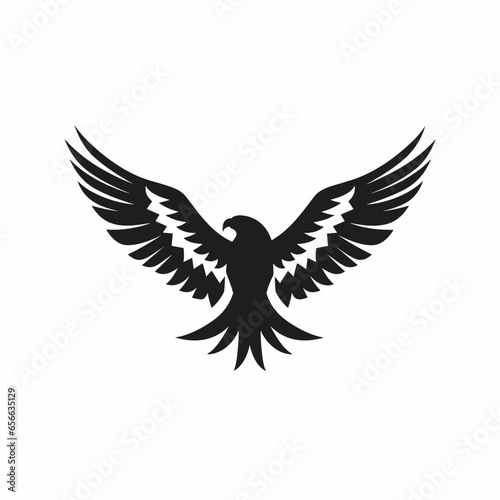 Eagle logo, eagle icon, eagle vector © Stitch