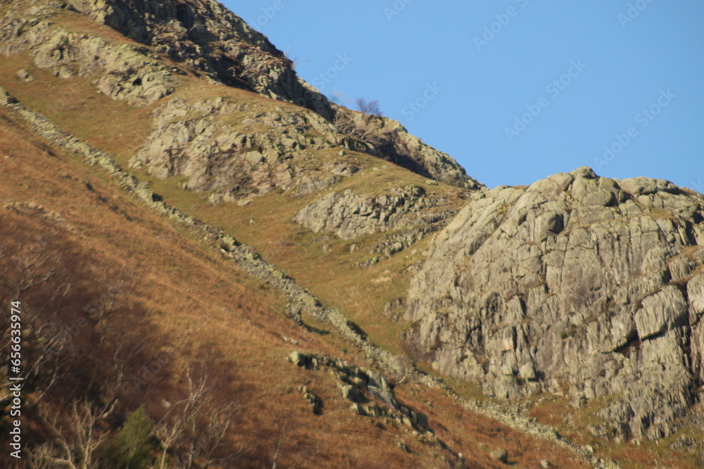 landscape in the mountains