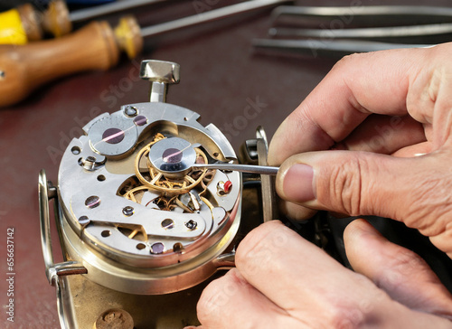 Timeless Precision: A Watchmaker's Artistry in Action - Generated with AI