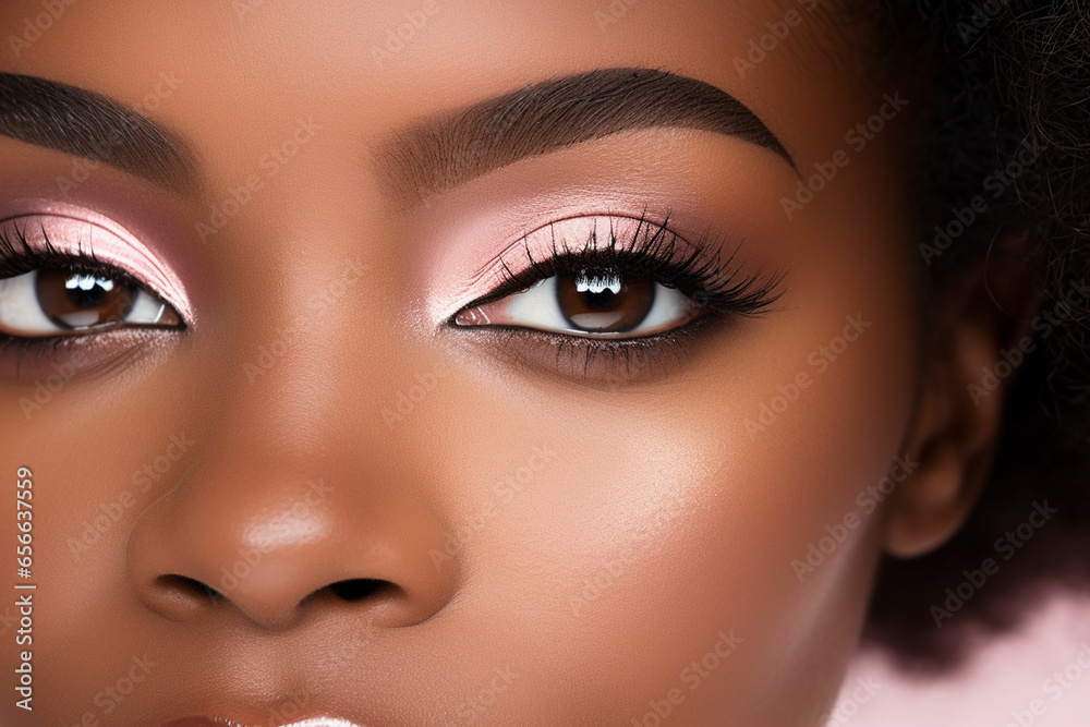 Naklejka premium macro close up cosmatic beauty potrait