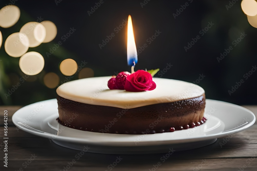 cake with candle cake with candle